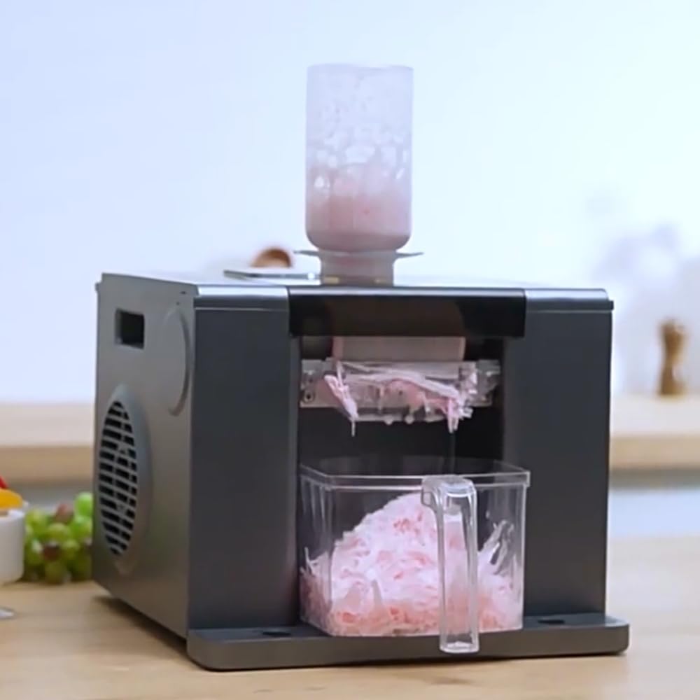 かき氷機、雪氷マシン、氷ピンス機、業務用スノーフレーク製氷機、100v